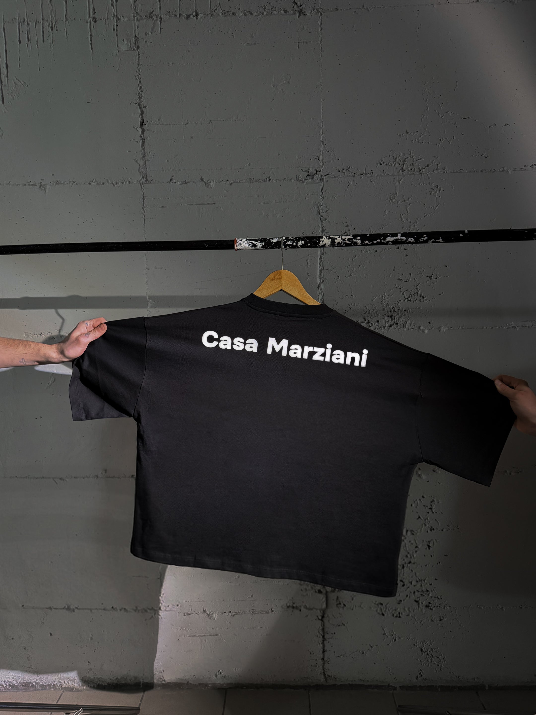 CASAMARZIANI - LOGO T-SHIRT BLACK