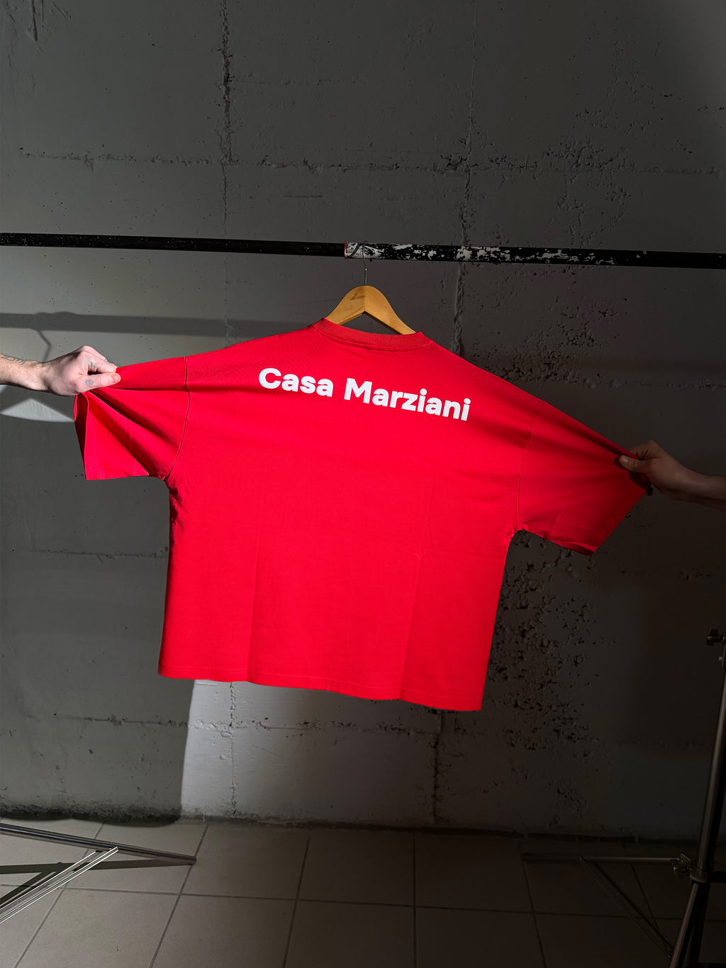CASAMARZIANI - LOGO T-SHIRT RED